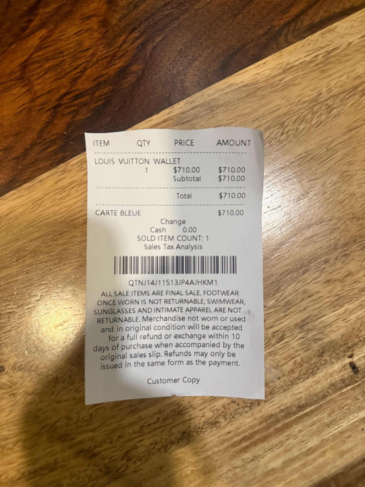 Wallet (Resell on Ebay for $350+)