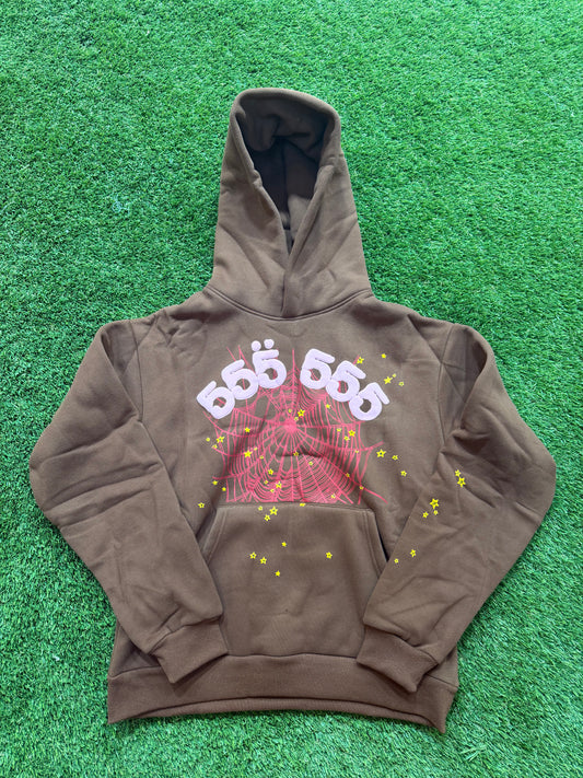 Brown Spyder Hoodie