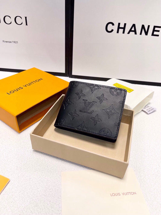 Black Louis Vitton Wallet Bifold Monogram