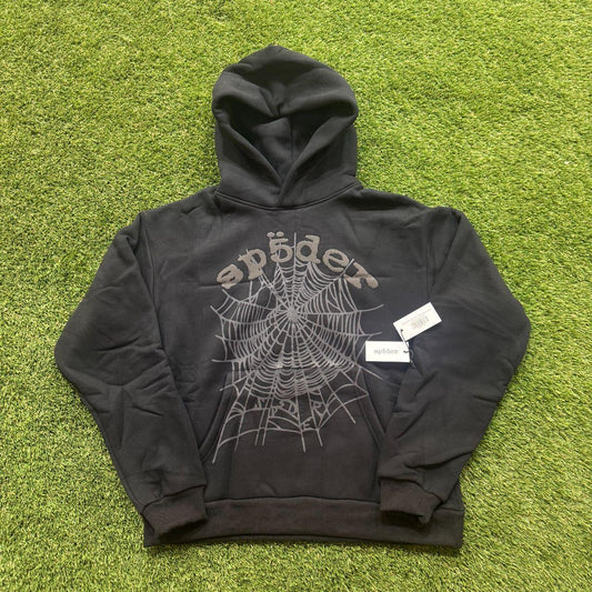 Brand New - Spyder Worldwide Black Spider Hoodie - Size Small