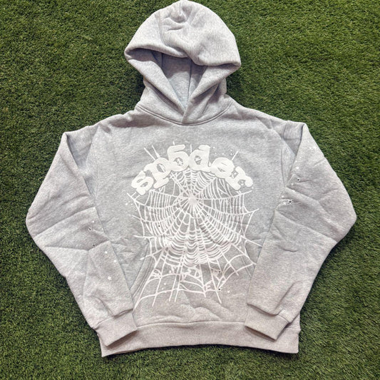 Brand New - Spyder Worldwide Grey Spider Hoodie - Size Medium